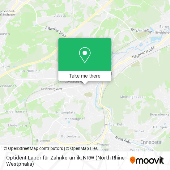 Карта Optident Labor für Zahnkeramik