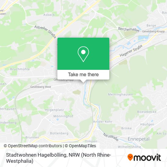 Stadtwohnen Hagelbölling map