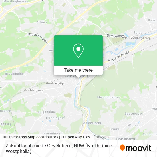 Карта Zukunftsschmiede Gevelsberg