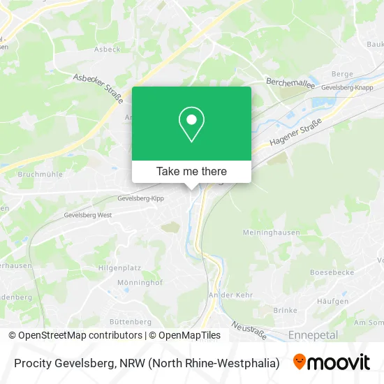 Карта Procity Gevelsberg