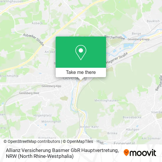 Карта Allianz Versicherung Basmer GbR Hauptvertretung