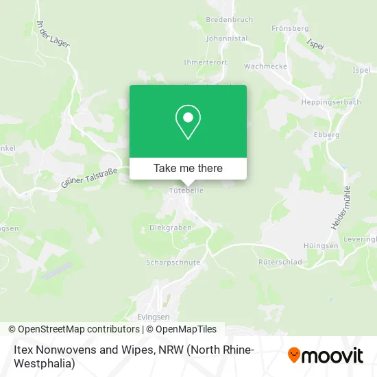 Карта Itex Nonwovens and Wipes