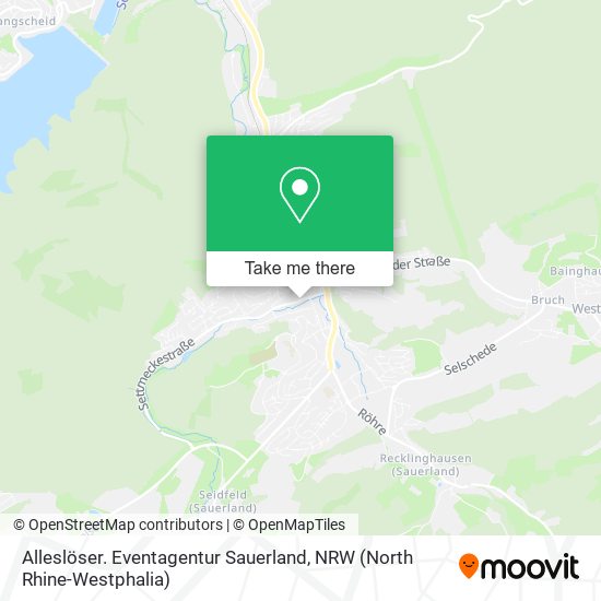 Alleslöser. Eventagentur Sauerland map