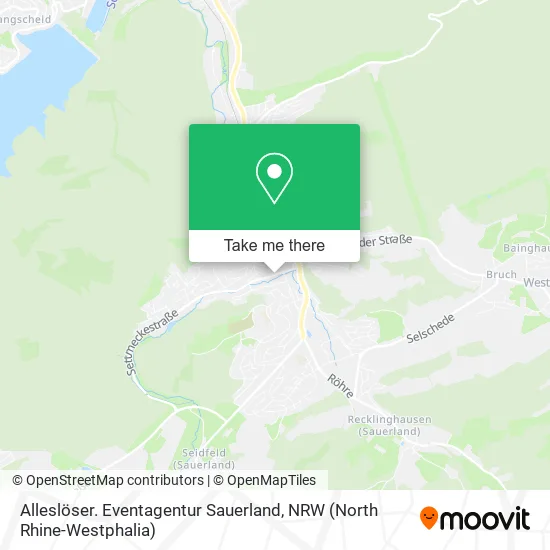 Карта Alleslöser. Eventagentur Sauerland