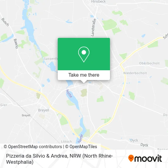Pizzeria da Silvio & Andrea map