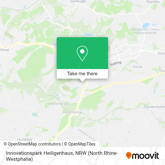 Innovationspark Heiligenhaus map