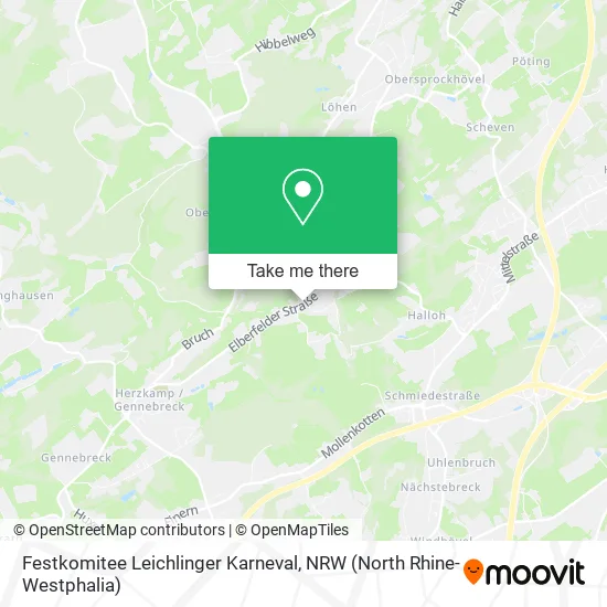 Карта Festkomitee Leichlinger Karneval