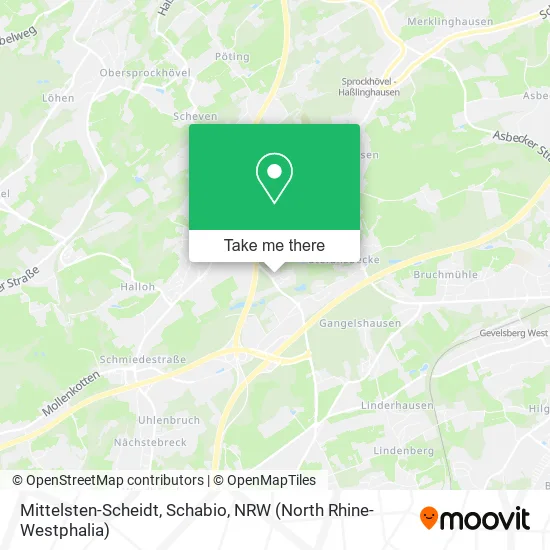 Карта Mittelsten-Scheidt, Schabio