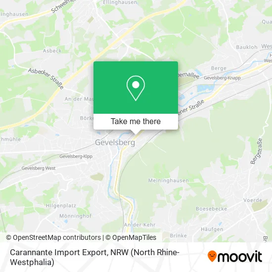 Carannante Import Export map