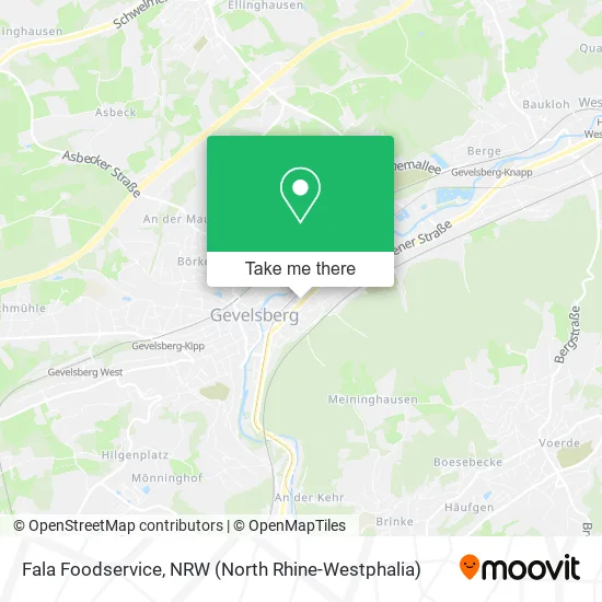 Карта Fala Foodservice