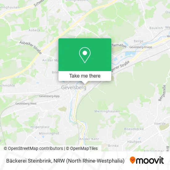 Bäckerei Steinbrink map