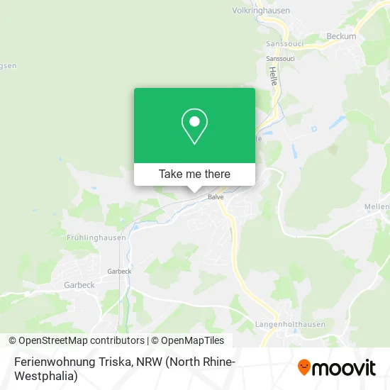 Ferienwohnung Triska map