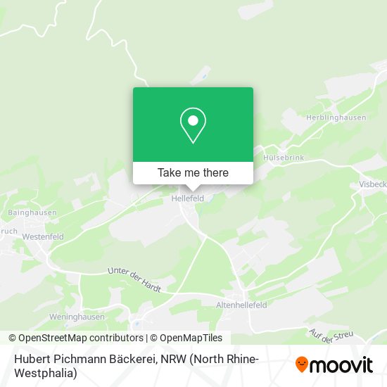 Hubert Pichmann Bäckerei map