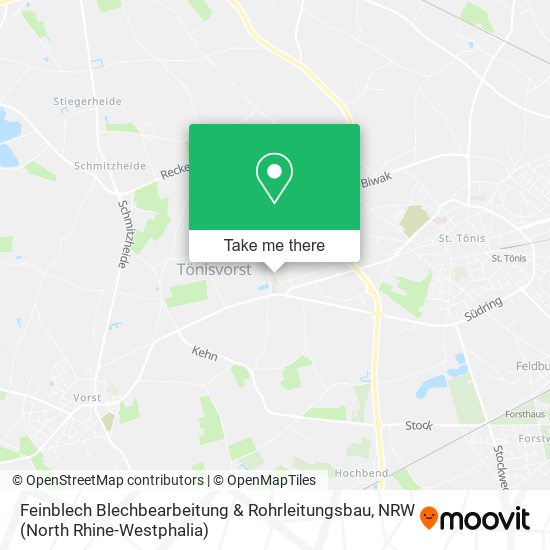 Feinblech Blechbearbeitung & Rohrleitungsbau map