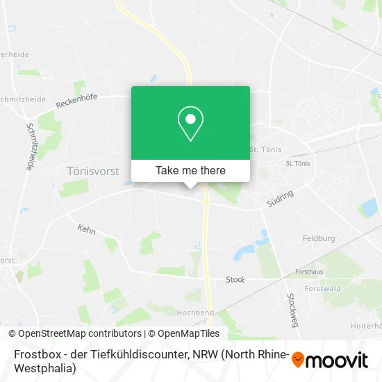 Карта Frostbox - der Tiefkühldiscounter