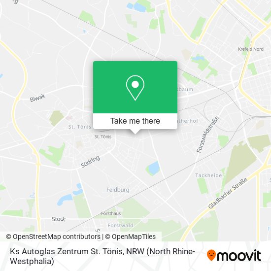Ks Autoglas Zentrum St. Tönis map