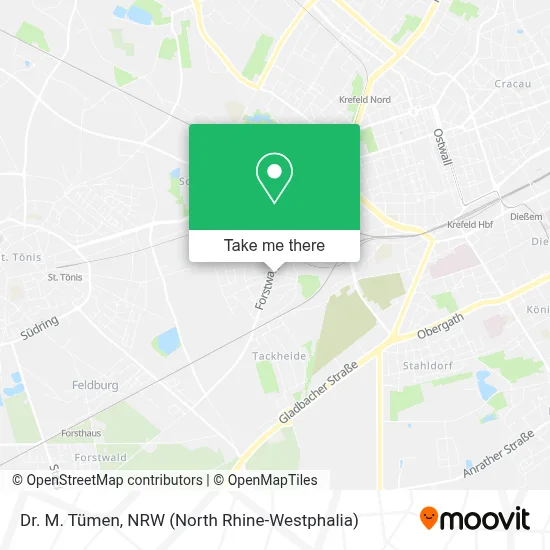 Dr. M. Tümen map