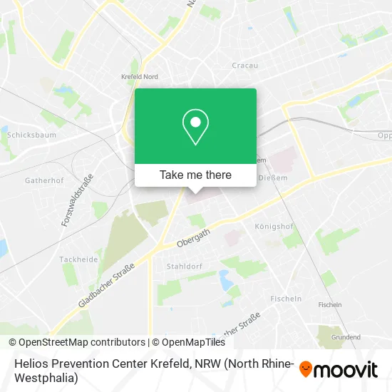Карта Helios Prevention Center Krefeld