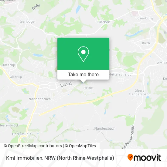 Kml Immobilien map
