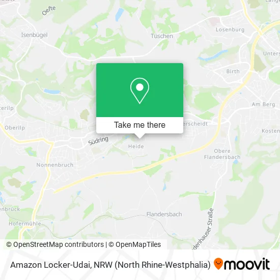 Карта Amazon Locker-Udai