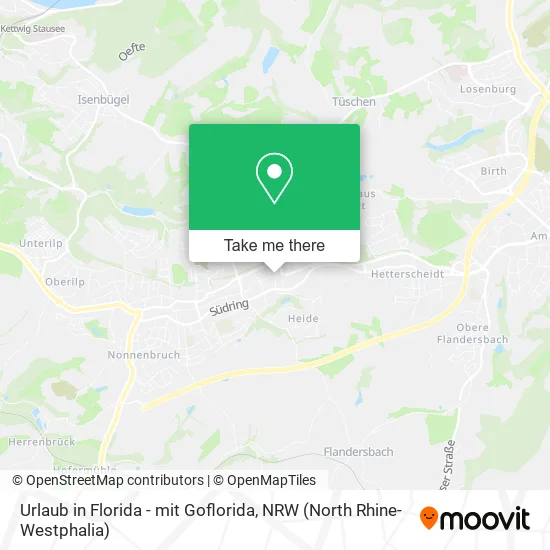 Карта Urlaub in Florida - mit Goflorida