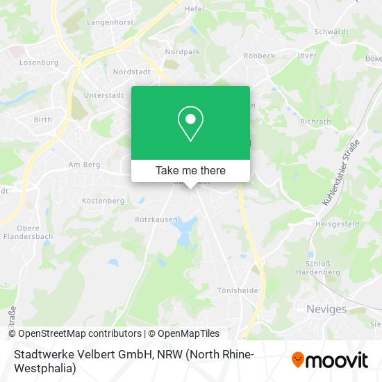 Stadtwerke Velbert GmbH map