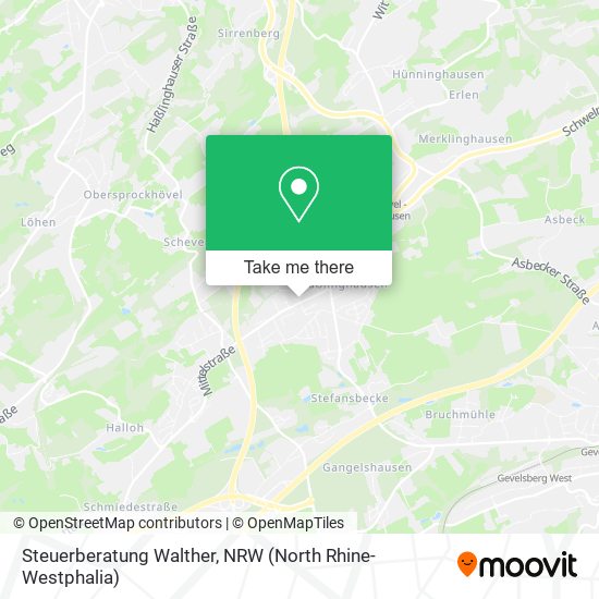 Steuerberatung Walther map