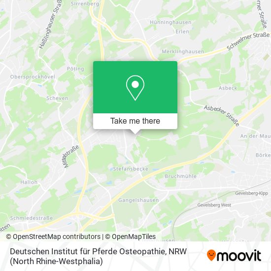 Deutschen Institut für Pferde Osteopathie map