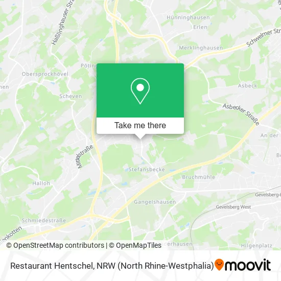 Restaurant Hentschel map