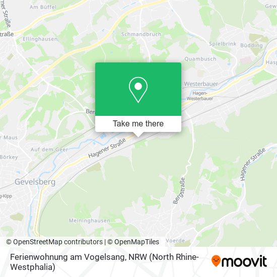 Ferienwohnung am Vogelsang map