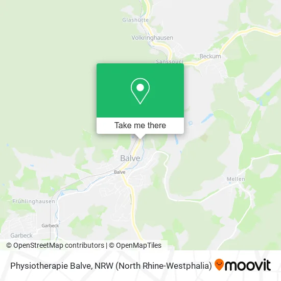 Карта Physiotherapie Balve