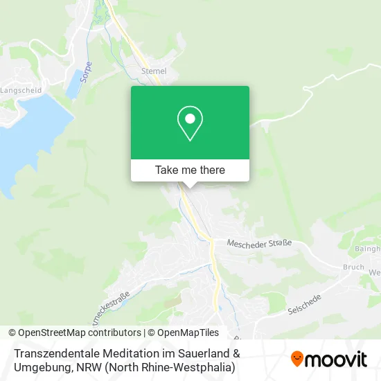 Карта Transzendentale Meditation im Sauerland & Umgebung