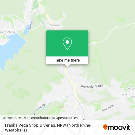 Карта Franks Veda Shop & Verlag