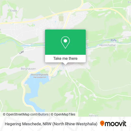 Карта Hegering Meschede