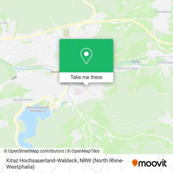 Карта Kitaz Hochsauerland-Waldeck