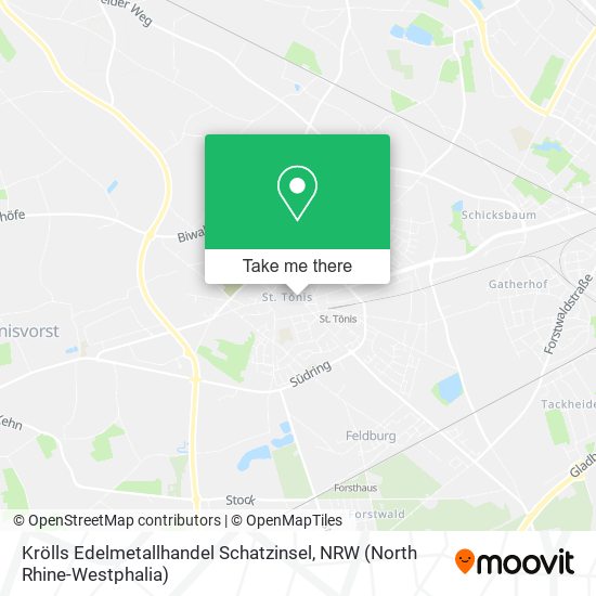 Krölls Edelmetallhandel Schatzinsel map