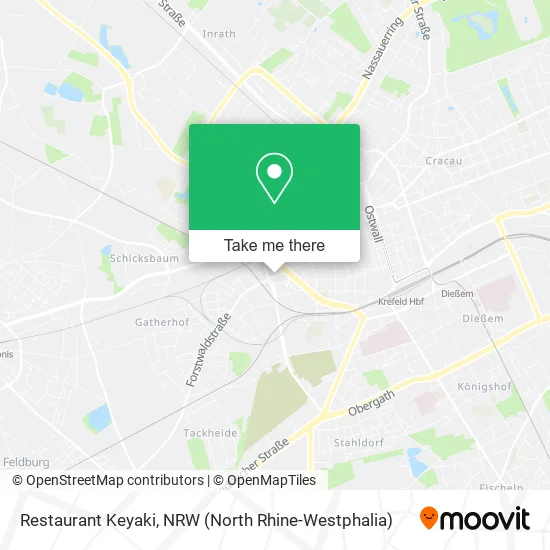 Карта Restaurant Keyaki