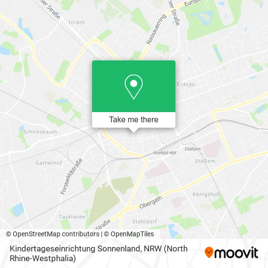 Kindertageseinrichtung Sonnenland map