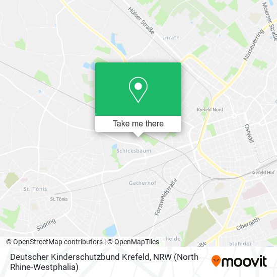 Deutscher Kinderschutzbund Krefeld map