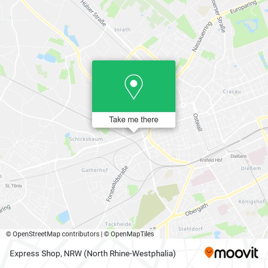 Express Shop map