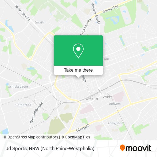 Jd Sports map