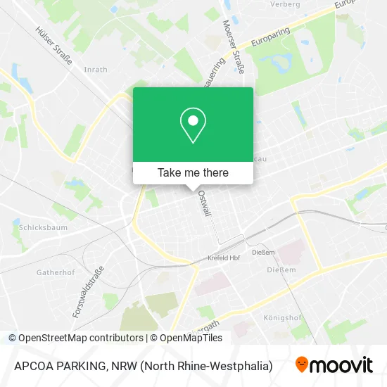 Карта APCOA PARKING