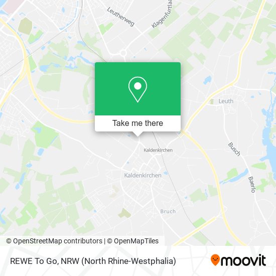 REWE To Go map