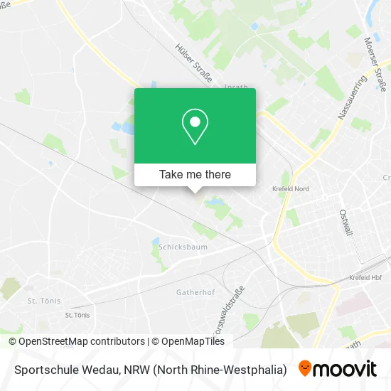 Карта Sportschule Wedau