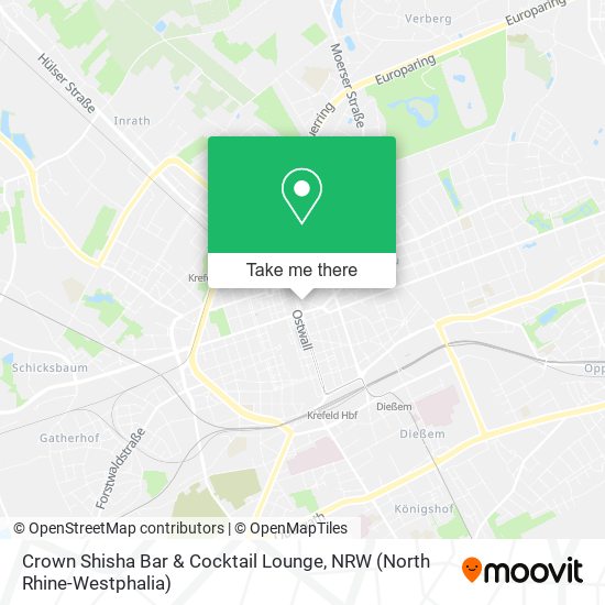 Crown Shisha Bar & Cocktail Lounge map