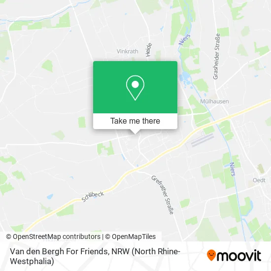 Van den Bergh For Friends map