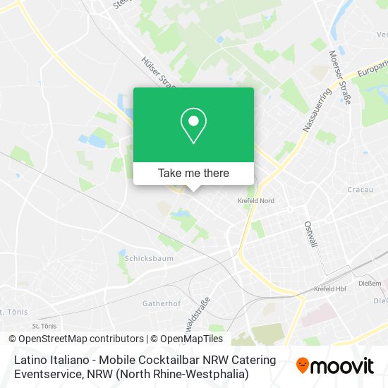 Latino Italiano - Mobile Cocktailbar NRW Catering Eventservice map