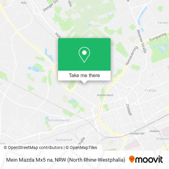 Mein Mazda Mx5 na map