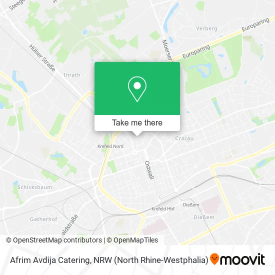 Карта Afrim Avdija Catering