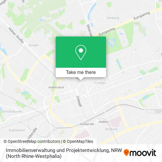 Immobilienverwaltung und Projektentwicklung map